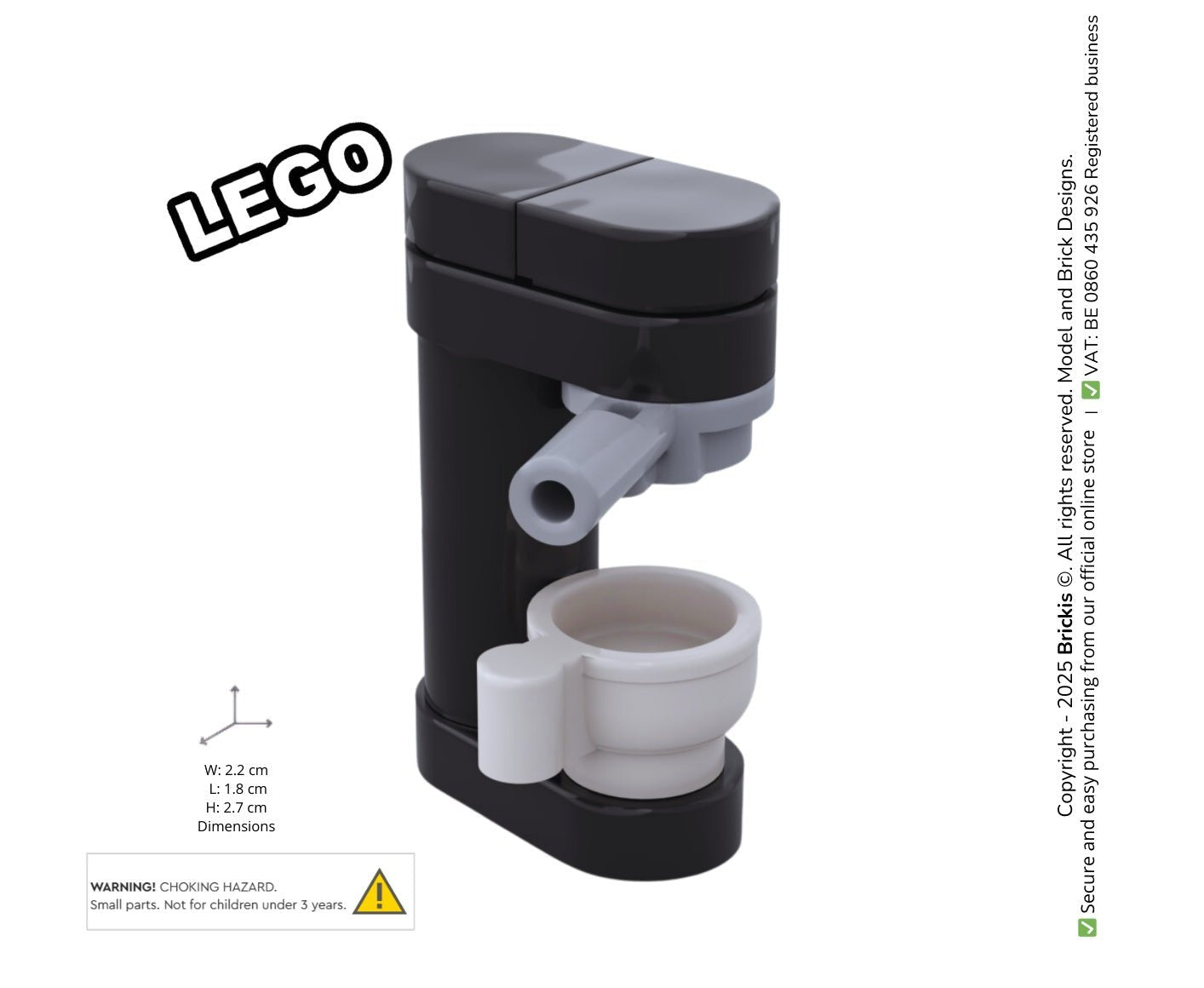 Mini caffettiera LEGO® MOC – Brickis LEGO1