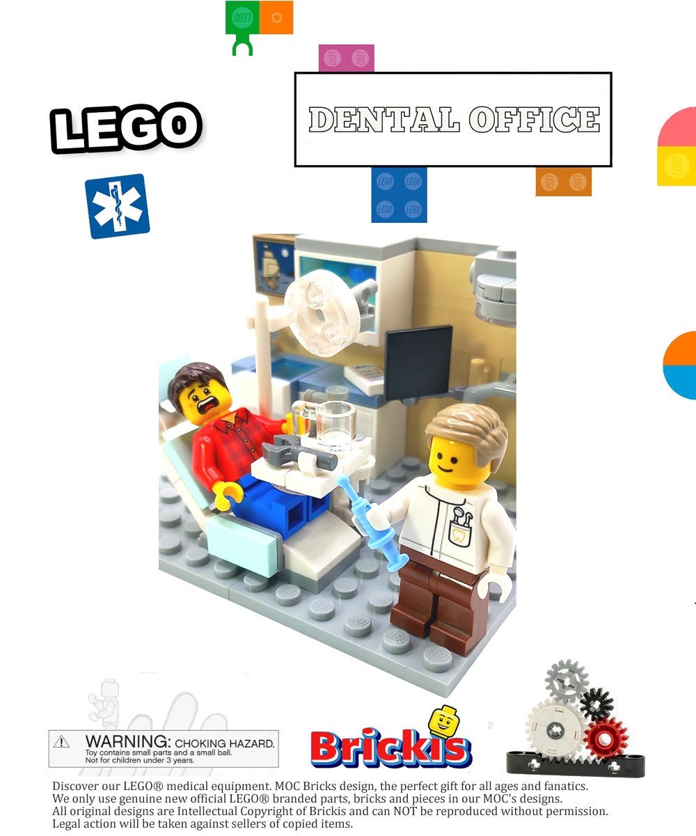 Lego City Lego Dentista LEGO® Dental Office MOC – Brickis LEGO