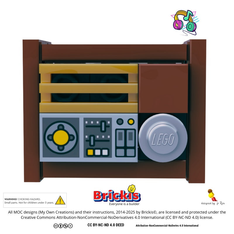 Lego® Retro Mini Build Radio MOC – Brickis LEGO