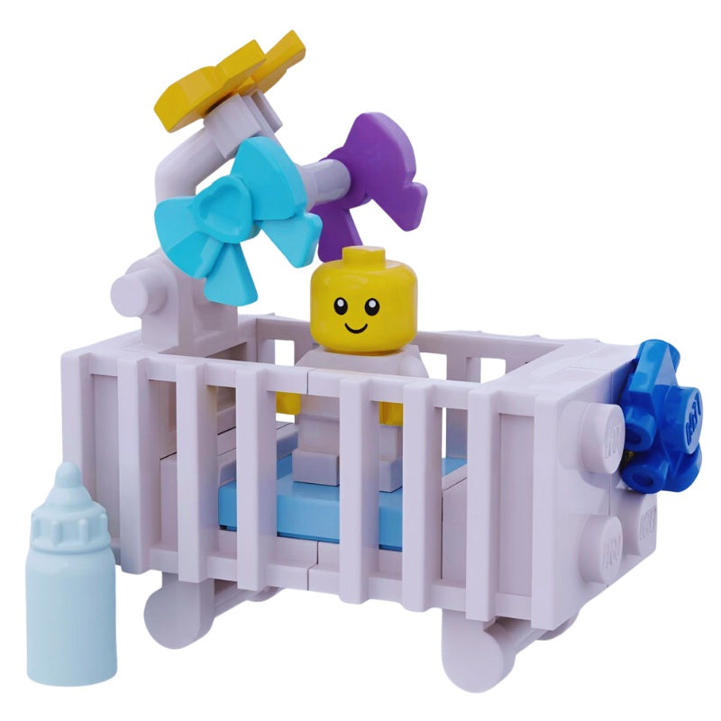 LEGO® Baby Crib Set with Nursery Mobile – Brickis LEGO