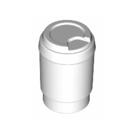 Tazza di caffè lego® tazza bianca tanta tazza 15496 – Brickis LEGO
