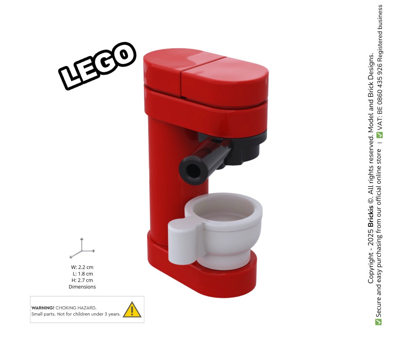 LEGO® MOC Mini Coffee Maker – Brickis LEGO
