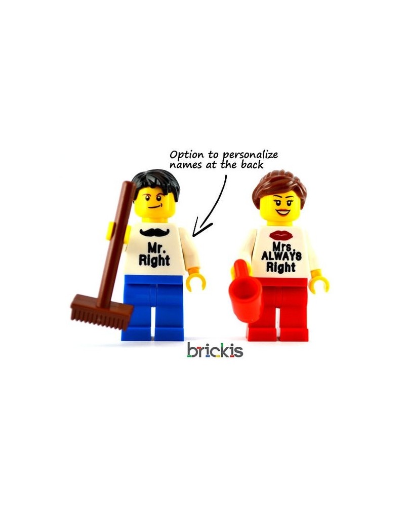 Etiqueta de nombre LEGO de los abrazos de San Valentín -  España
