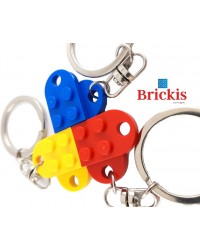 Porte-clés Bouwstenen - Imitation coeur bloc de construction - porte-clés  brique 