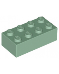 LEGO brique vert sable 2 x 4 3001