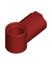 LEGO® Technic as- en penconnector haaks donker rood 32013