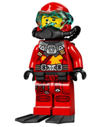 LEGO® minifigur Ninjago Kai Seabound Tauchausrüstung  njo695 71755