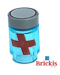 LEGO® medicine with red cross bottle printed