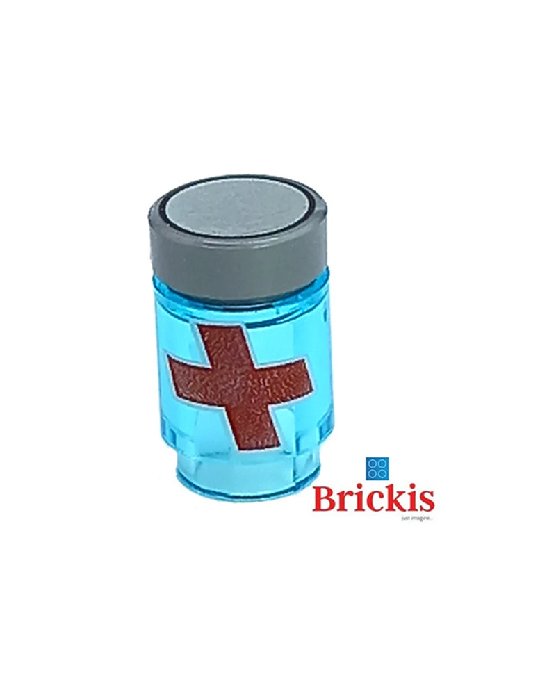 LEGO® medicine with red cross bottle printed