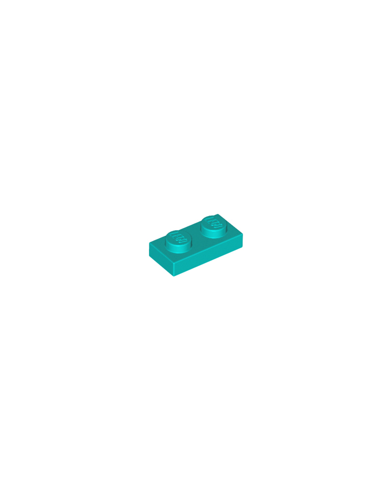 LEGO® turquoise foncé plaque 1x2 3023