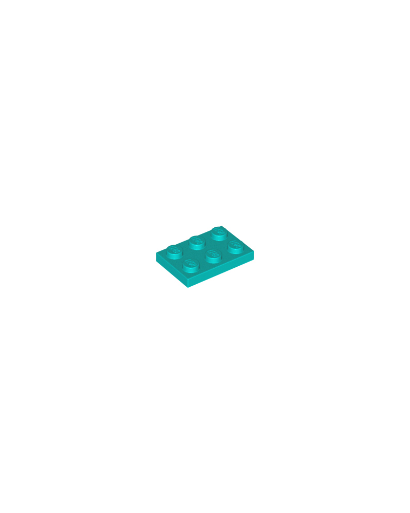 LEGO® turquoise foncé plaque 2x3 3021