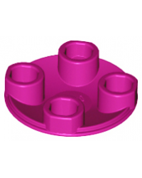 LEGO® plaque rond 2x2 magenta 2654