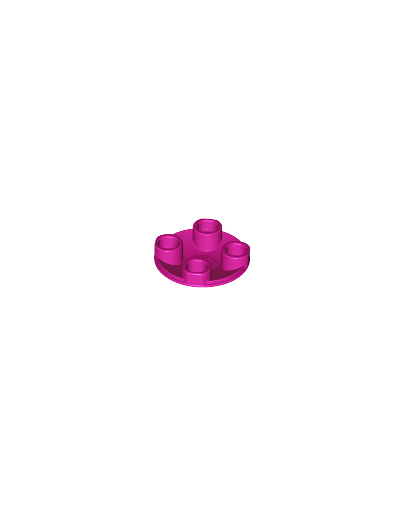 LEGO® plaque rond 2x2 magenta 2654