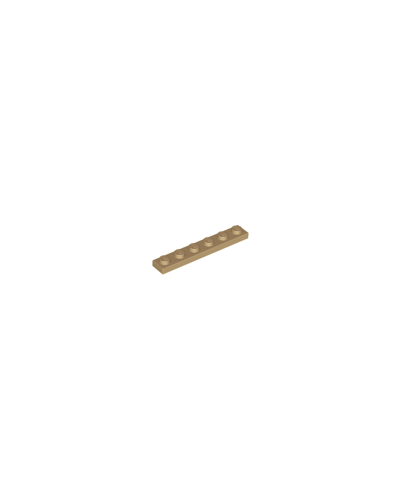 LEGO® Dark Tan plate 1x6 3666