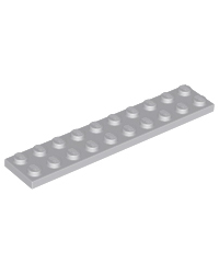 LEGO® light bluish gray Plate 2x10 3832