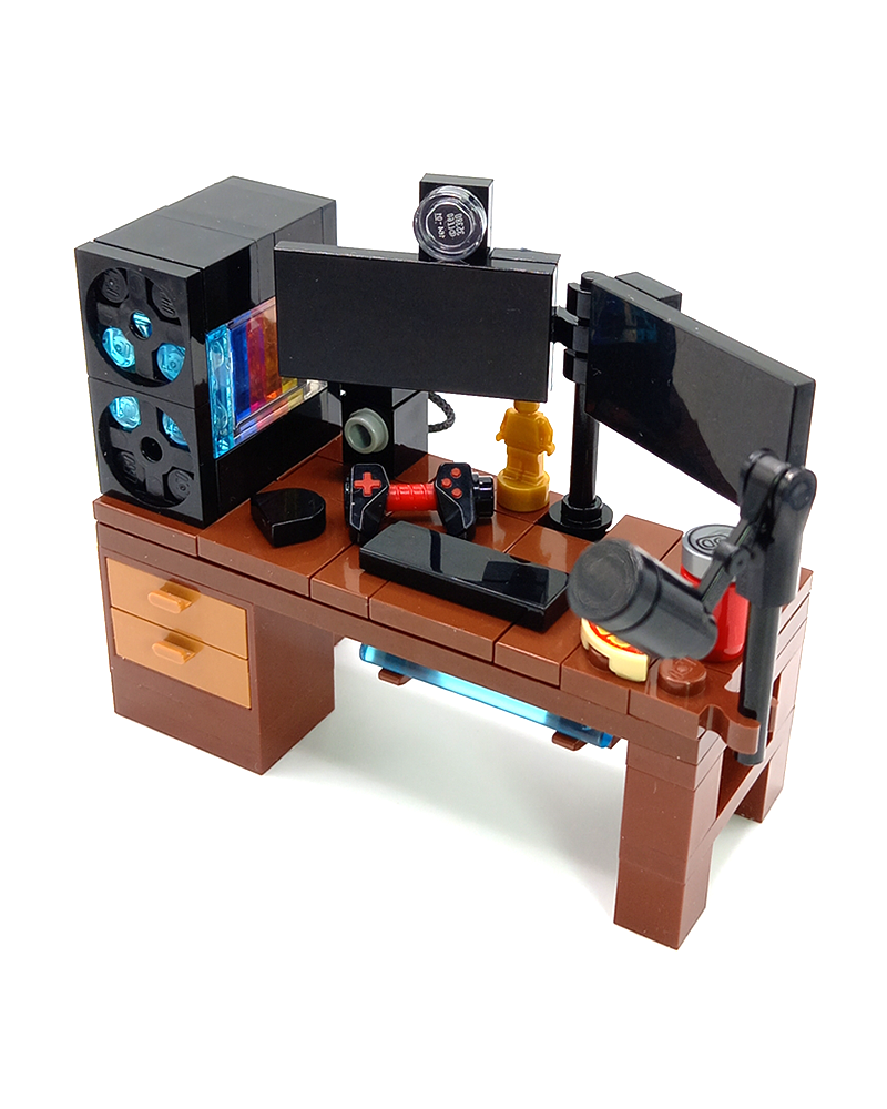 LEGO® MOC Compleet Gamer Bureau