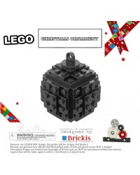 LEGO® Weihnachtskugel | Christbaumkugel Schwarz