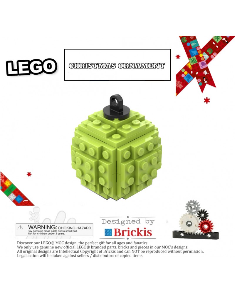 Des boules de Noël LEGO