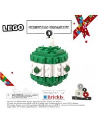 LEGO® Kerstbal voor kerstboom 2 kleuren wit groen