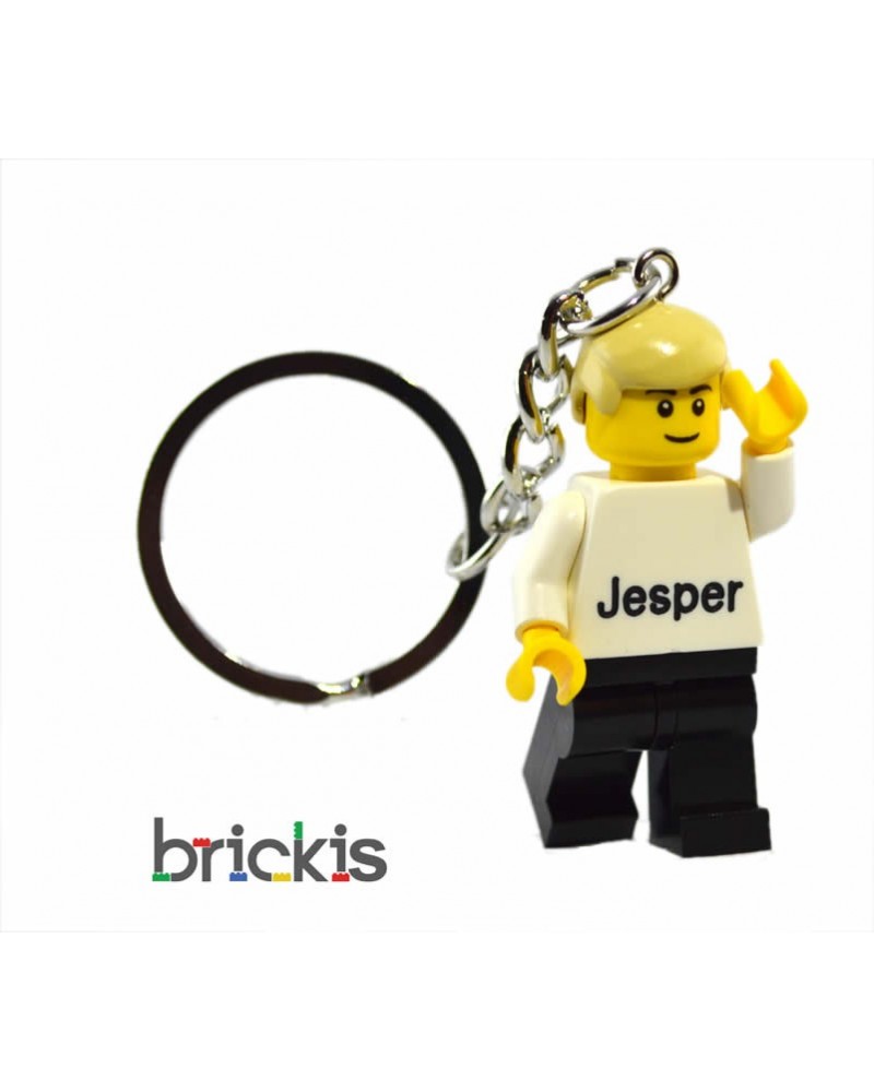 Keychain LEGO® Minifigure Custom Engraved With Name