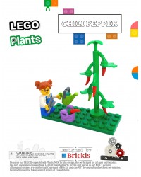 LEGO® MOC Garden Plants Stalk Red Hot Chili Pepper