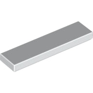 LEGO® Tile 1 x 4 with Groove (White) 2431