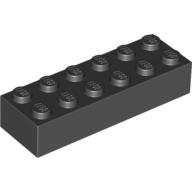 LEGO® Brick 2 x 6 (Black) 2456