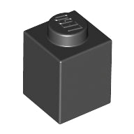 LEGO® Brick 1 x 1 (Black) 3005