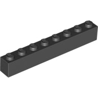 LEGO® Brick 1 x 8 (Black) 3008