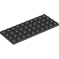 LEGO® Plate 4 x 10 (Black) 3030