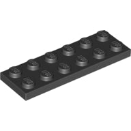LEGO® Plate 2 x 6 (Black) 3795