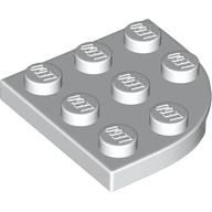 LEGO® Plate Round Corner 3 x 3 (White) 30357