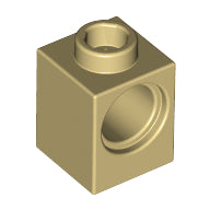 LEGO® Technic Brick 1 x 1 with Pin Hole (Tan) 6541