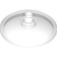 LEGO® Dish 3 x 3 Inverted [Radar] (Trans-Clear) 43898