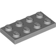LEGO® Plate 2 x 4 (Light Bluish Gray) 3020