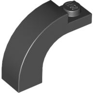 LEGO® Brick Arch 1 x 3 x 2 Curved Top (Black) 6005