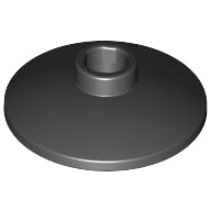 LEGO® Dish 2 x 2 Inverted [Radar] (Black) 4740