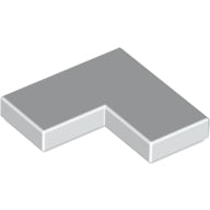 LEGO® Tile 2 x 2 Corner (White) 14719