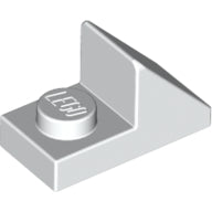 LEGO® Slope 45° 2 x 1 with 2/3 Cutout [New Version] (White) 15672