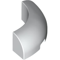 LEGO® Brick Round Corner 3 x 3 x 1 No Studs (White) 65617
