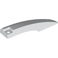 LEGO® Slope Curved 10 x 2 x 2 with Curved End Left (White) 77180