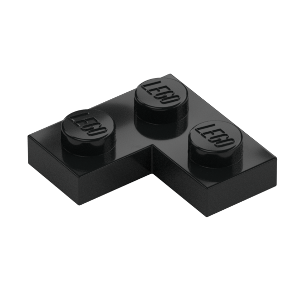 LEGO® Plate 2 x 2 Corner Black 2420