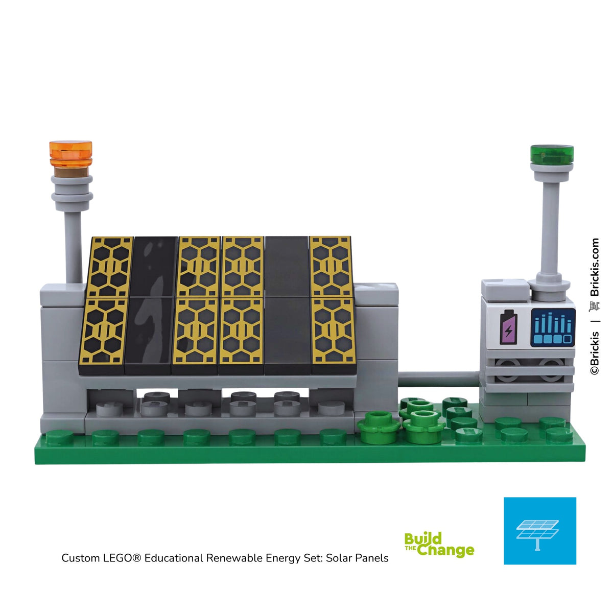 Lego Ptc Array LEGO® Solar Energy Station – Renewable Energy Educational Set – Brickis ...