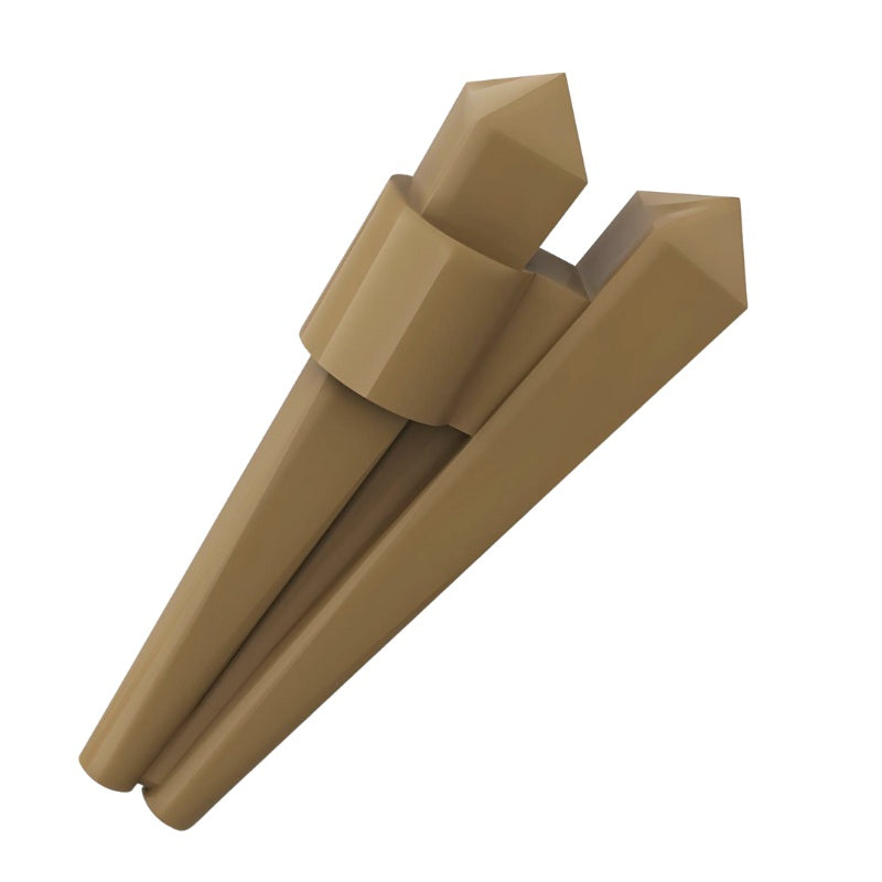 LEGO 79735 dark tan chopsticks utensil for minifigure food-themed builds and accessories