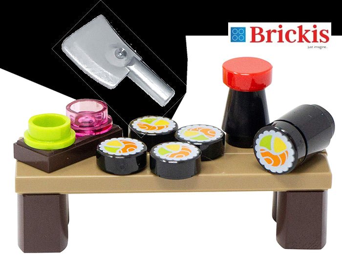 LEGO® Builds MOC Sushi set - Brickis LEGO