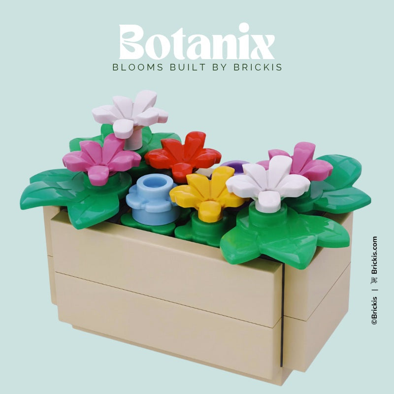 
                  
                    LEGO tiny garden flower planter box – medium-size floral arrangement with plant details for collectors, display setups, and botanicals lovers
                  
                
