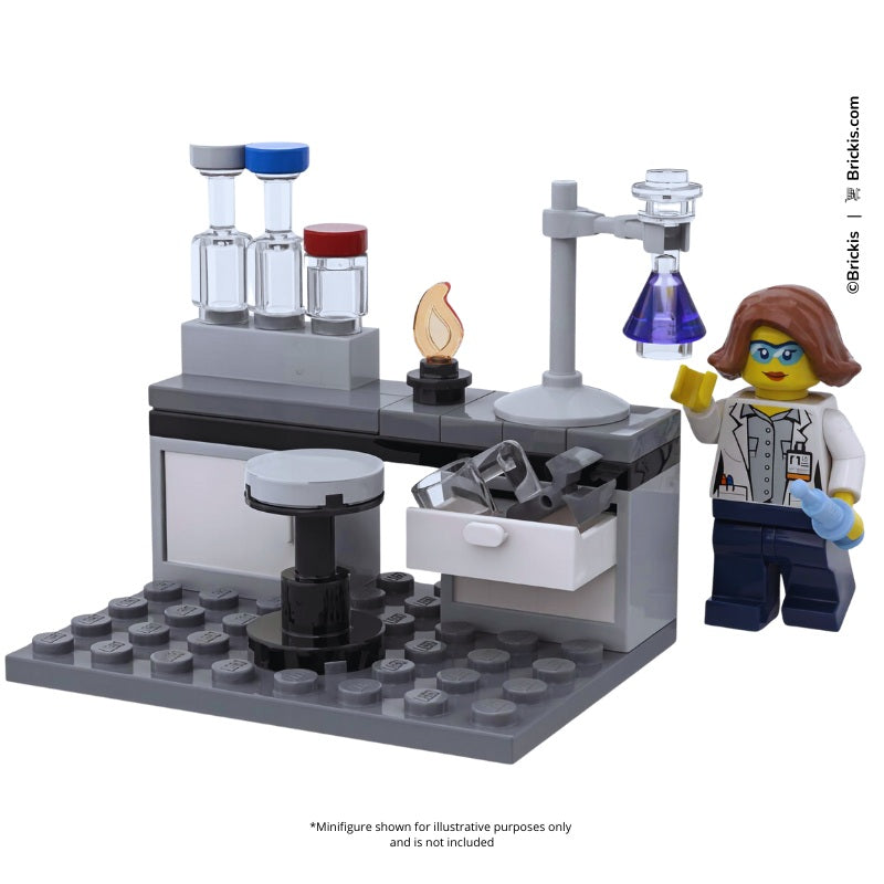 Lego Lab Room Aangepaste LEGO® Chemistry BioLab-bank – Brickis LEGO