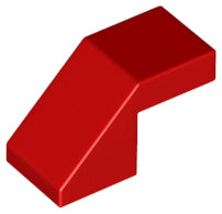 LEGO® dakpan rood 45 2x1 28192