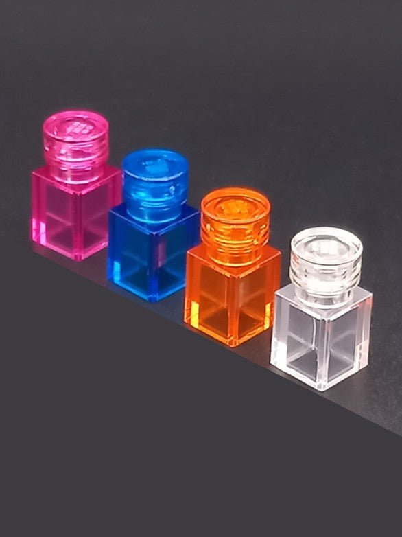 LEGO® MOC 4 whisky, liquor or Lab bottles different colors - Brickis LEGO