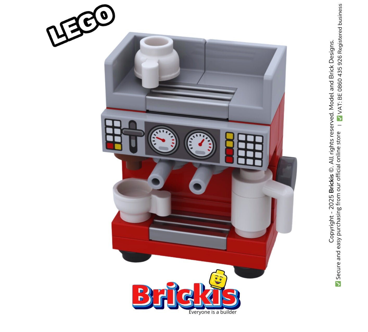 LEGO® MOC Deluxe Coffee Machine – Brickis LEGO